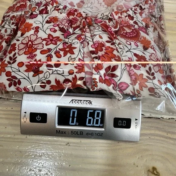 Ann Taylor Factory Floral Blouse Cottagecore Boho Peasant Women's Large - Picture 11 of 11